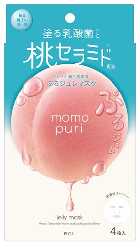 Momopuri Jelly Sheet Mask 4-pack