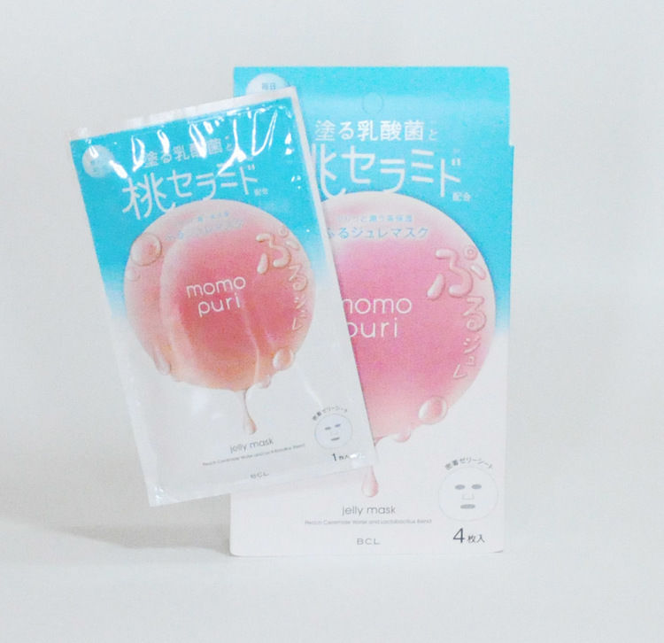 Momopuri Jelly Sheet Mask 4-pack