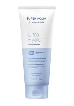 Missha Super Aqua Ultra Hyalron Foaming Cleanser