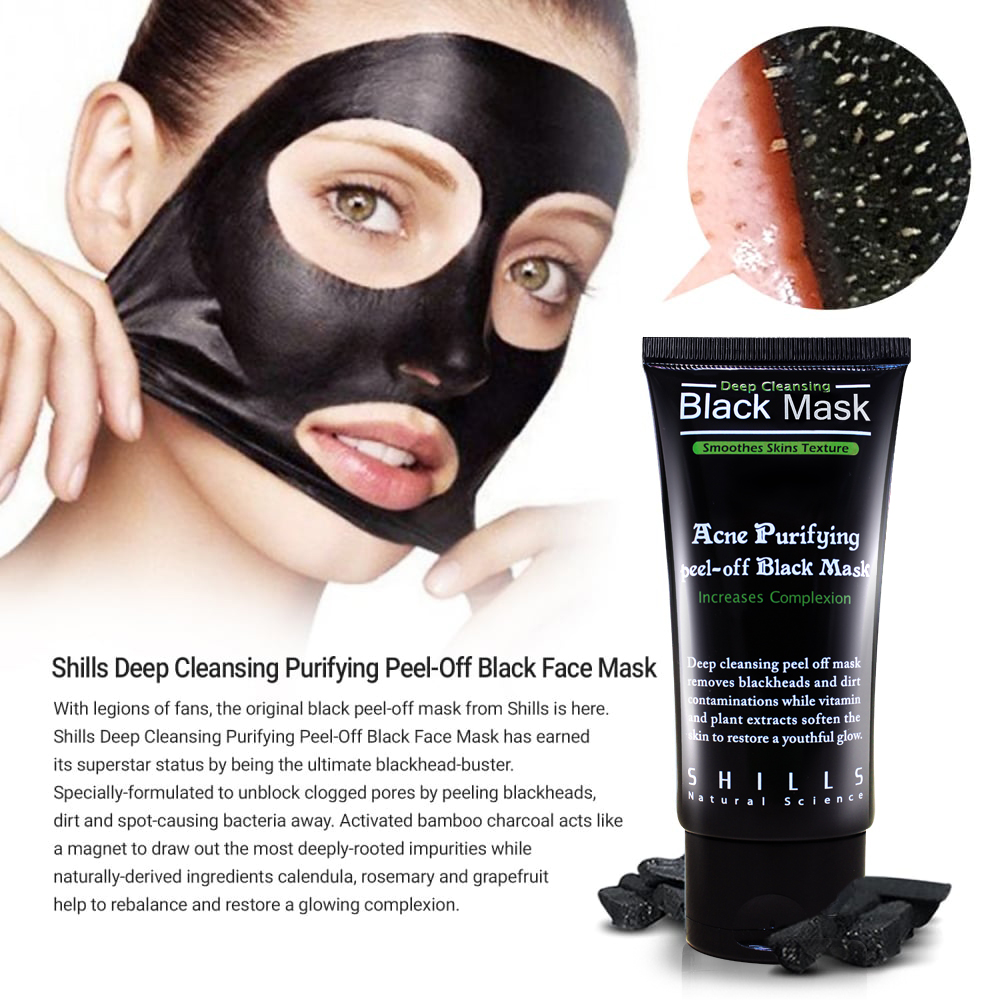 Ansiktsmask - SHILLS Purifying Peel-off Black Mask