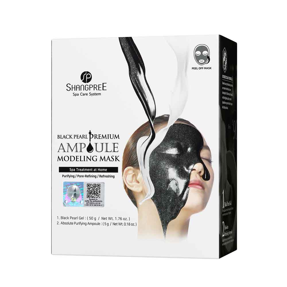 SHANGPREE Black pearl premium ampoule modeling mask