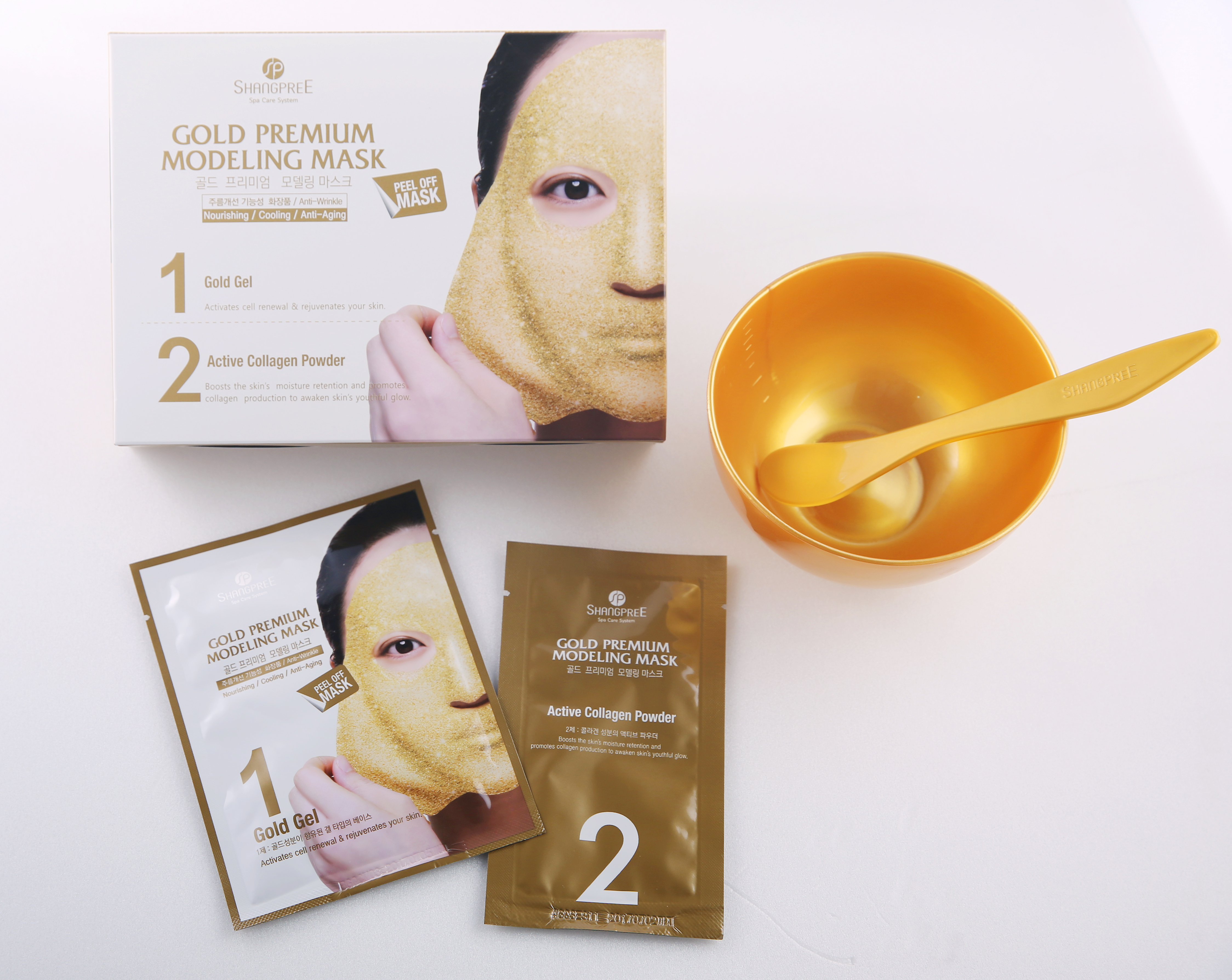Shangpree; Gold Premium Modeling Mask