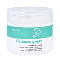 E NATURE Squeeze Green Watery Gel Cream, kort datum - 70% rabatt!