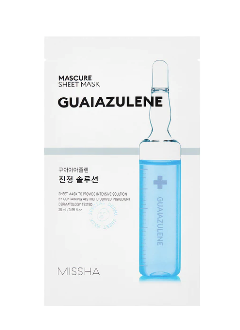 MISSHA Mascure Calming Solution Sheet Mask Guaiazulene