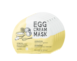 Too Cool For School Egg Cream Hydration Facial Mask Set - 5 pack