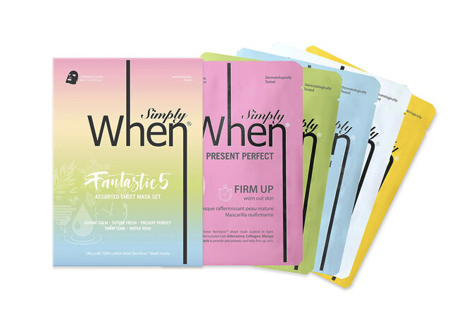 Simply WHEN Fantastic Five Assorted Sheet Mask Set