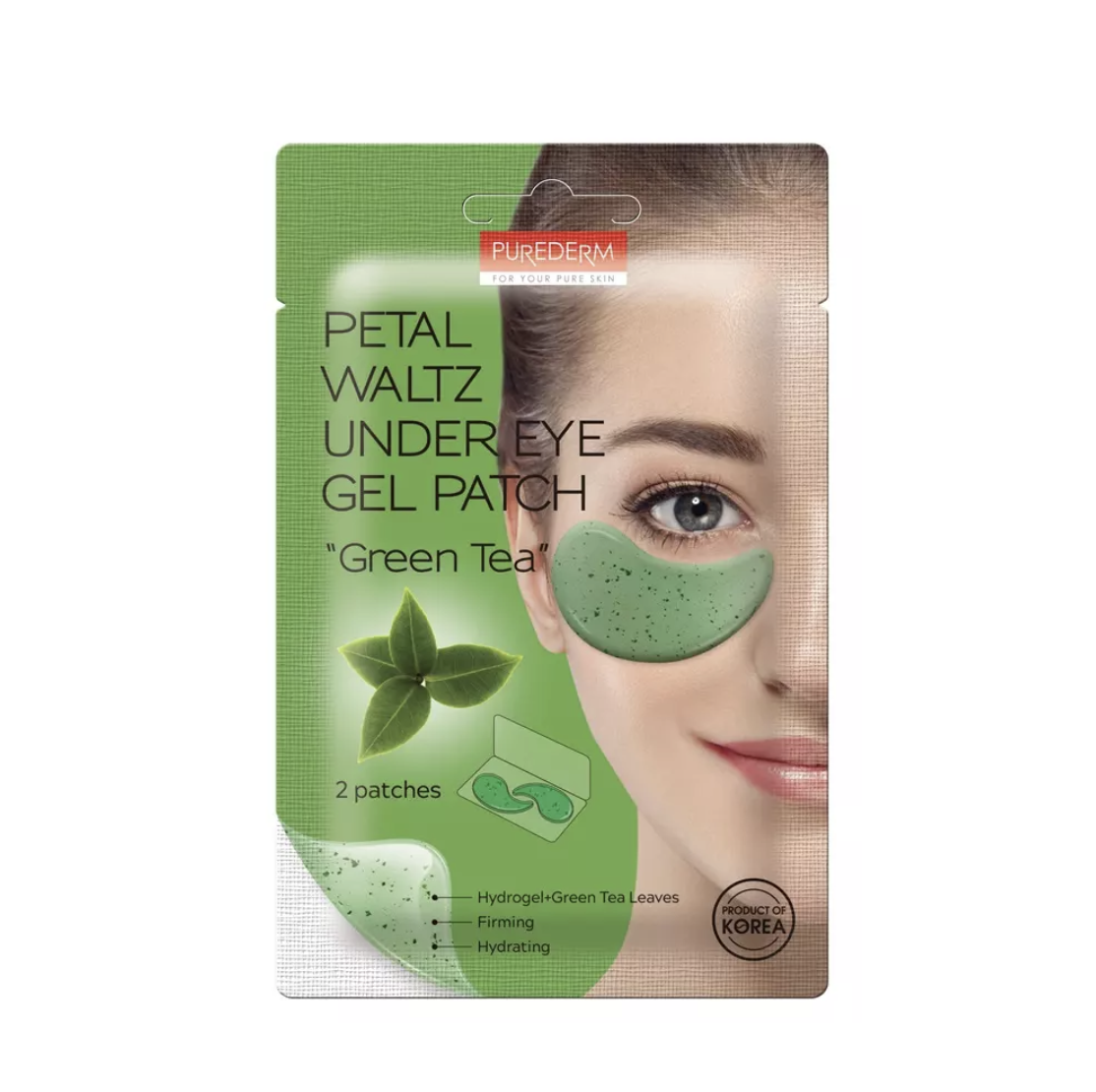 Purederm Petal Waltz Under Eye Patch Green Tea