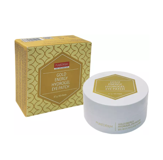 Purederm Gold Energy Hydrogel Eye Patch, kort datum - 70% rabatt!