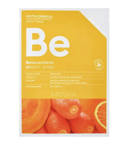 MISSHA Phyto-chemical Skin Supplement Sheet Mask Betacarotene