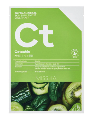 MISSHA Phyto-chemical Skin Supplement Sheet Mask Catechin