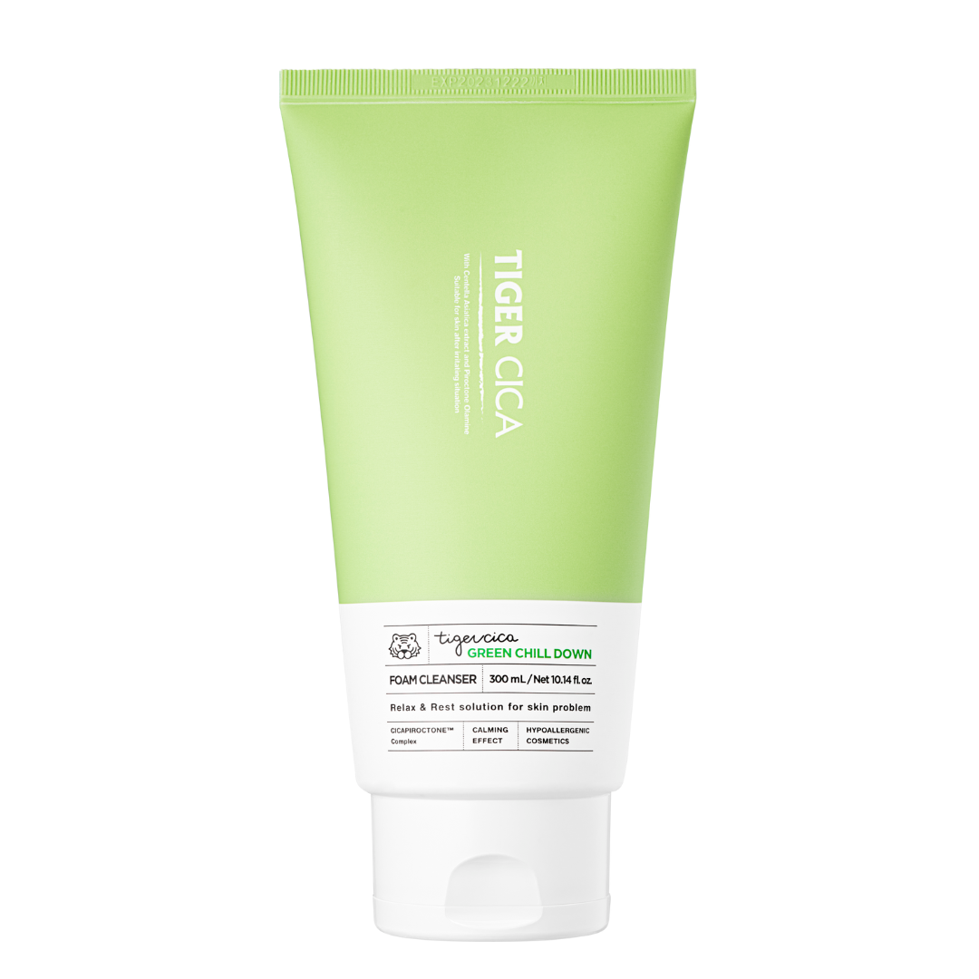 ITS SKIN Tiger CICA Green Chill Down Foam Cleanser