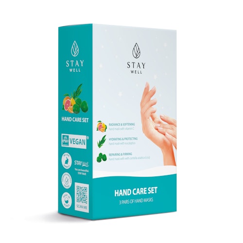 Stay Well Vegan Hand Care Set - 3 masker