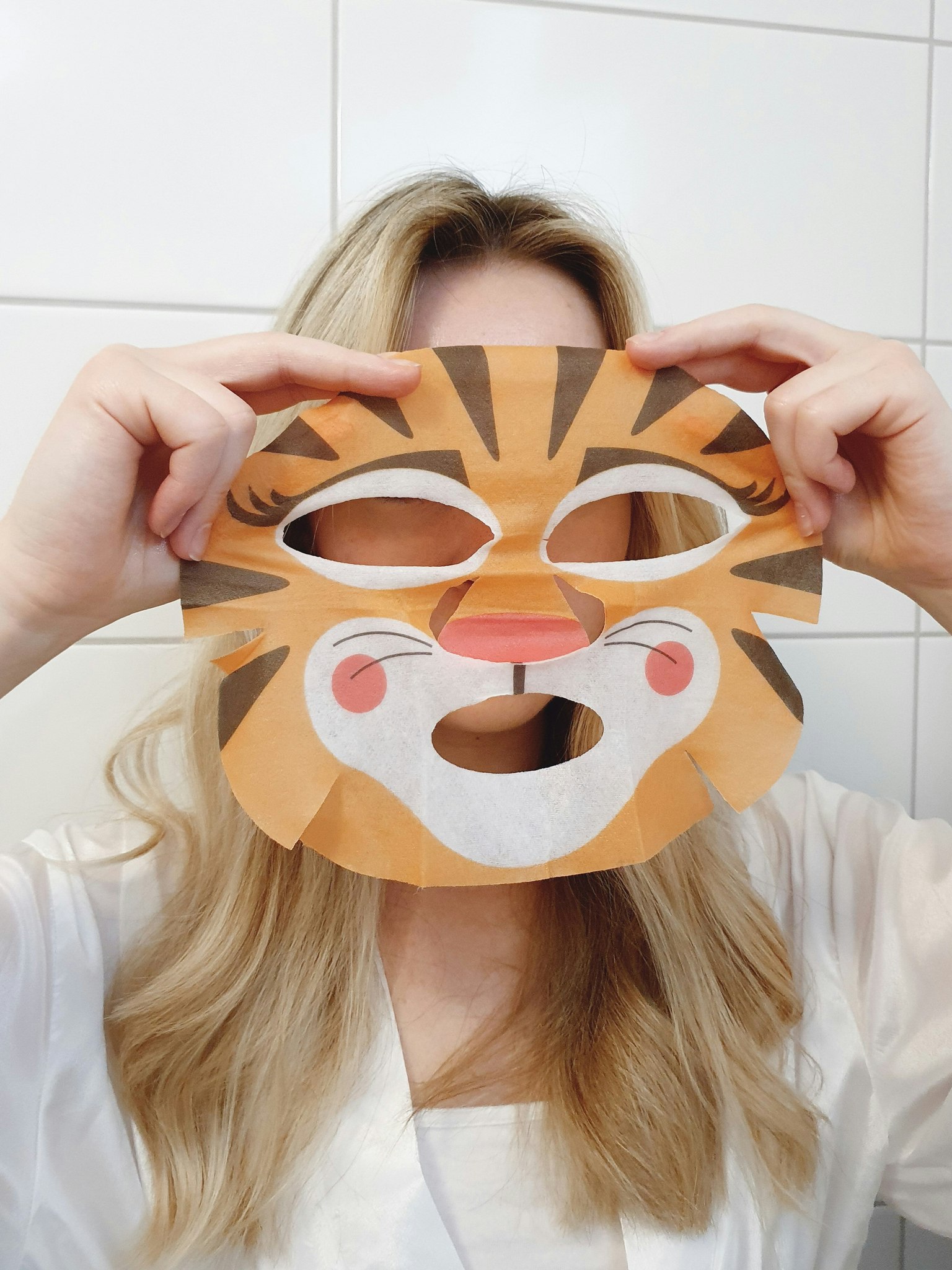 Stay Well Vegan Animal Sheet Mask Hydrating & Soothing Tiger
