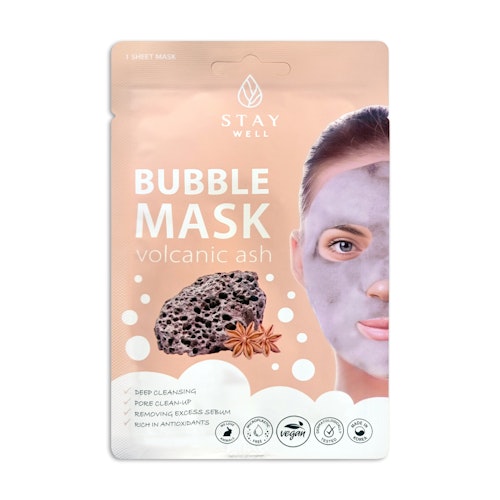 STAY WELL Deep Cleansing Bubble Mask Volcanic Ash