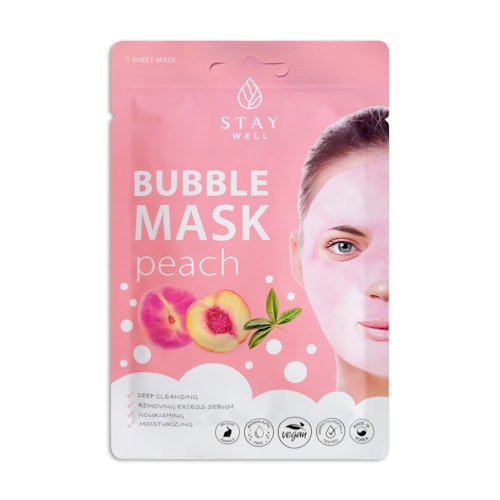 STAY WELL Deep Cleansing Bubble Mask Peach