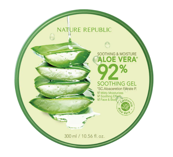NATURE REPUBLIC Soothing & Moisture Aloe Vera 92% Soothing Gel, 300 ml