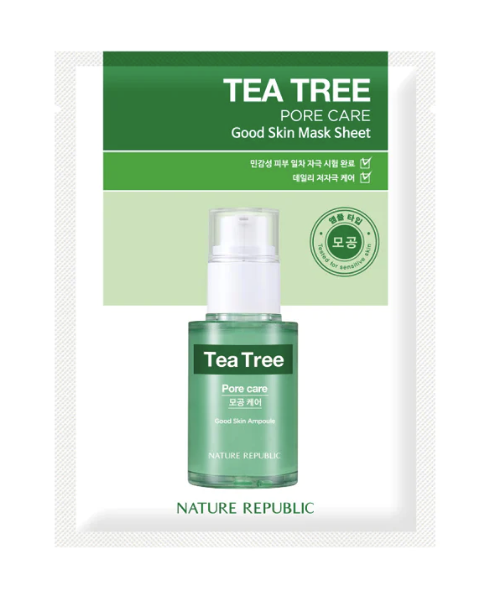 NATURE REPUBLIC Good Skin Mask Sheet - Tea Tree