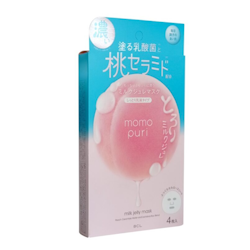 Momopuri Milk Jelly Sheet Mask 4-pack