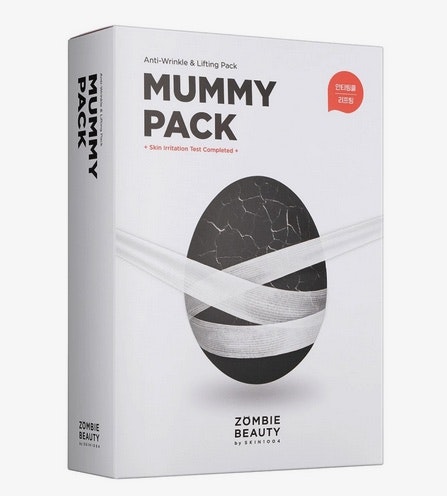 ZOMBIE BEAUTY by SKIN1004 – Mummy Pack & Activator Kit (8 st) – Anti-Aging Ansiktsmask med Tryffel & Aktiv Kol