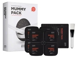 ZOMBIE BEAUTY by SKIN1004 – Mummy Pack & Activator Kit (8 st) – Anti-Aging Ansiktsmask med Tryffel & Aktiv Kol