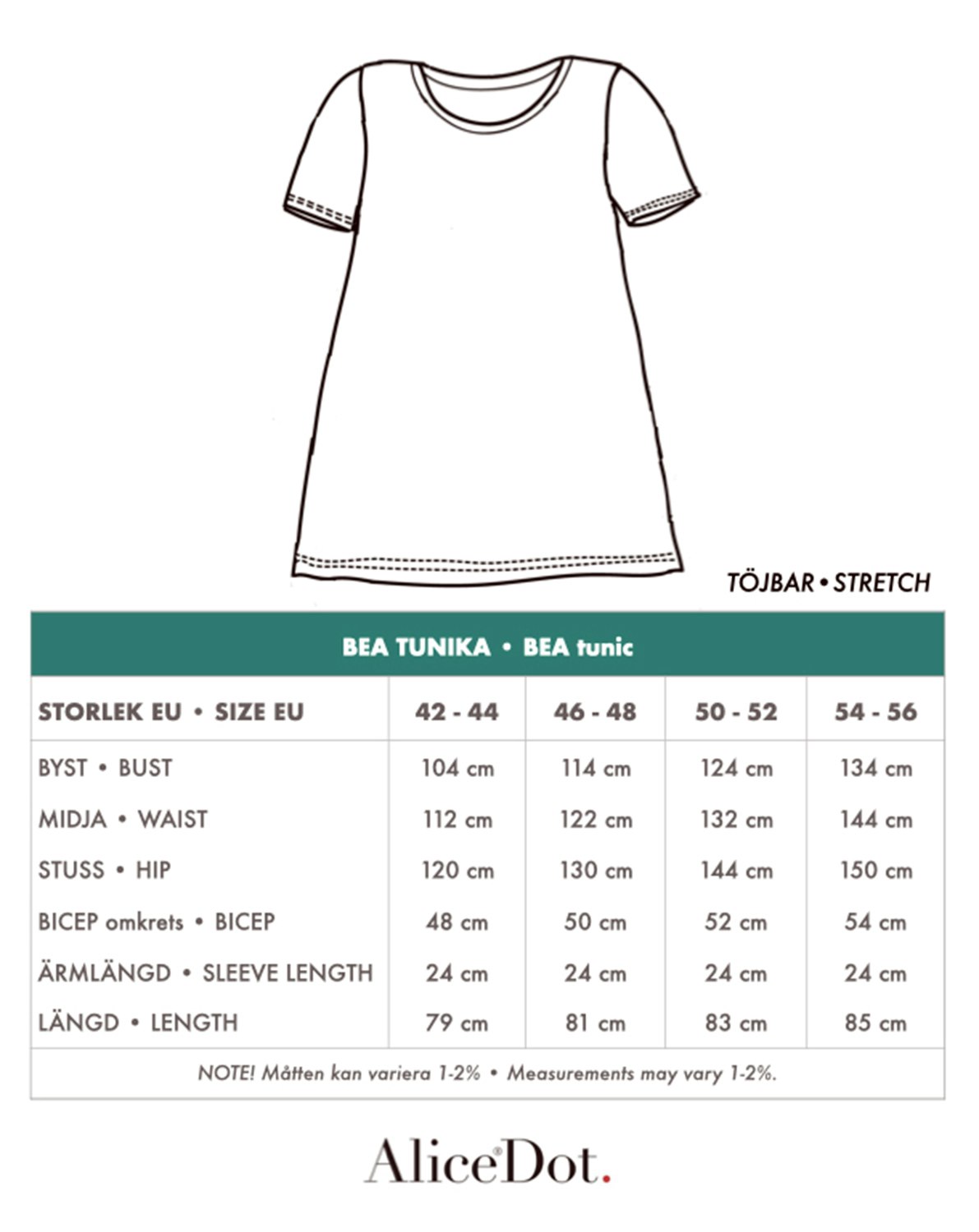 Bea tunic/t-shirt grey