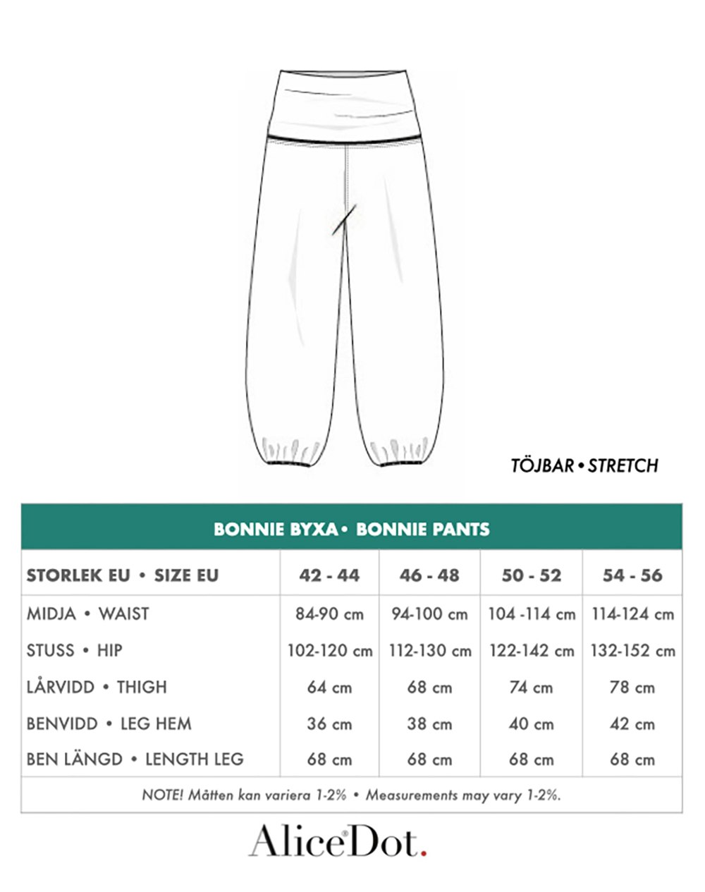 Bonnie pants grey