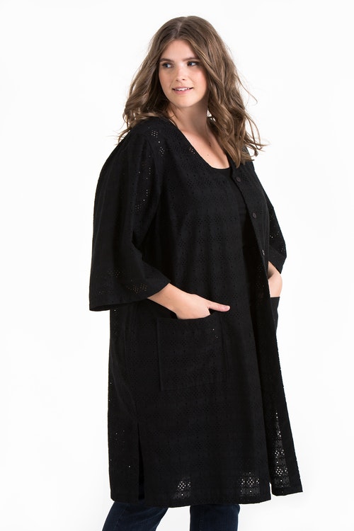 Malva kimono svart | Stora storlekar | AliceDot.com - Damkläder stora  storlekar. - AliceDot