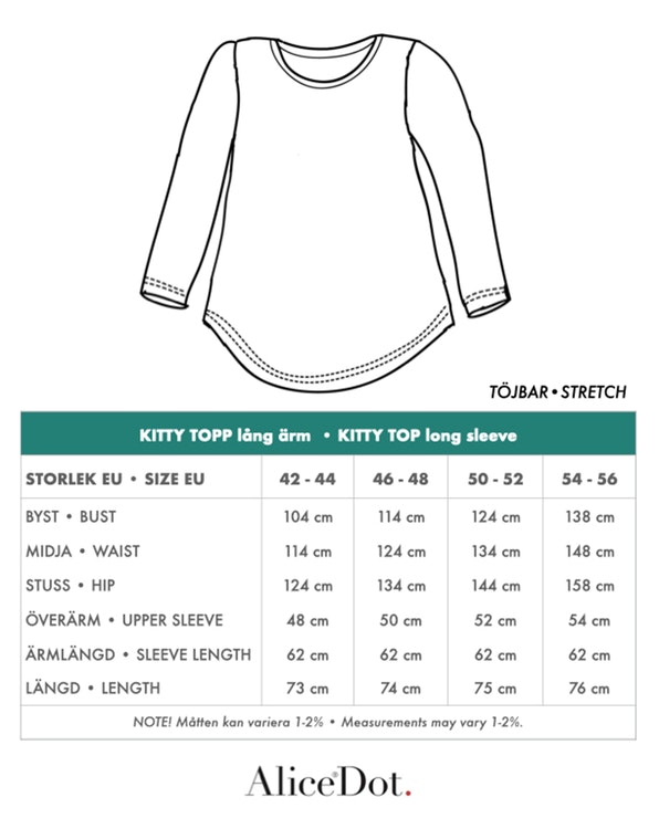 Kitty top black