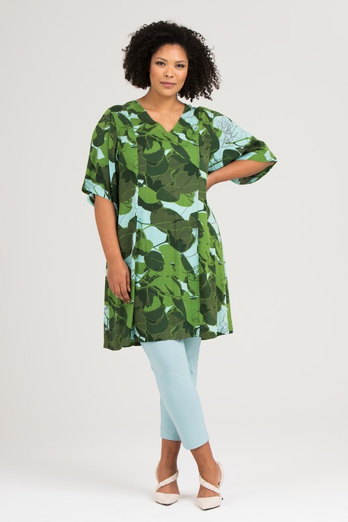 Jonna dress Fauna blue/green