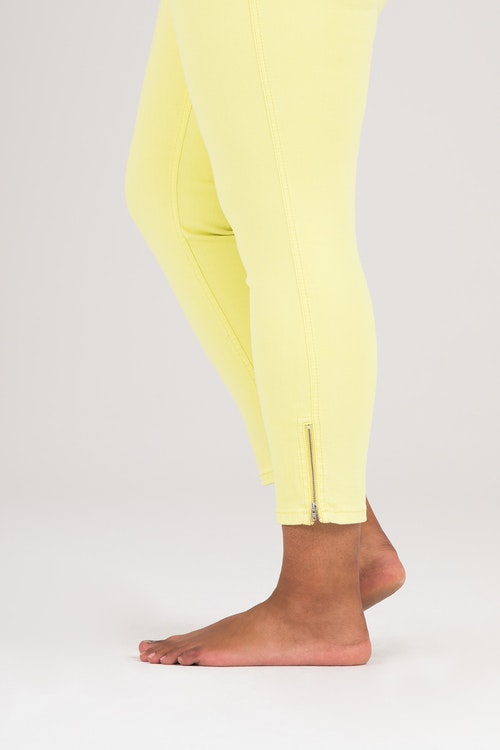 Power zip jeans yellow