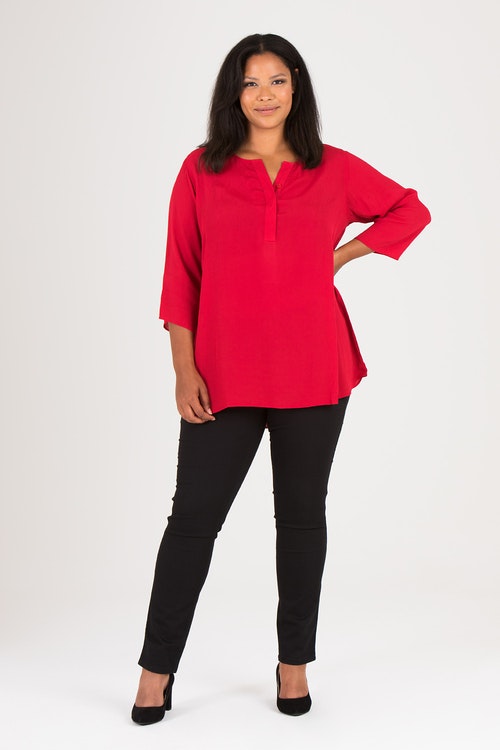 Tilde tunic red