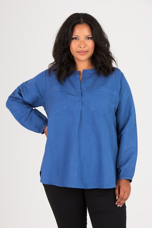 Cloe tunic blue