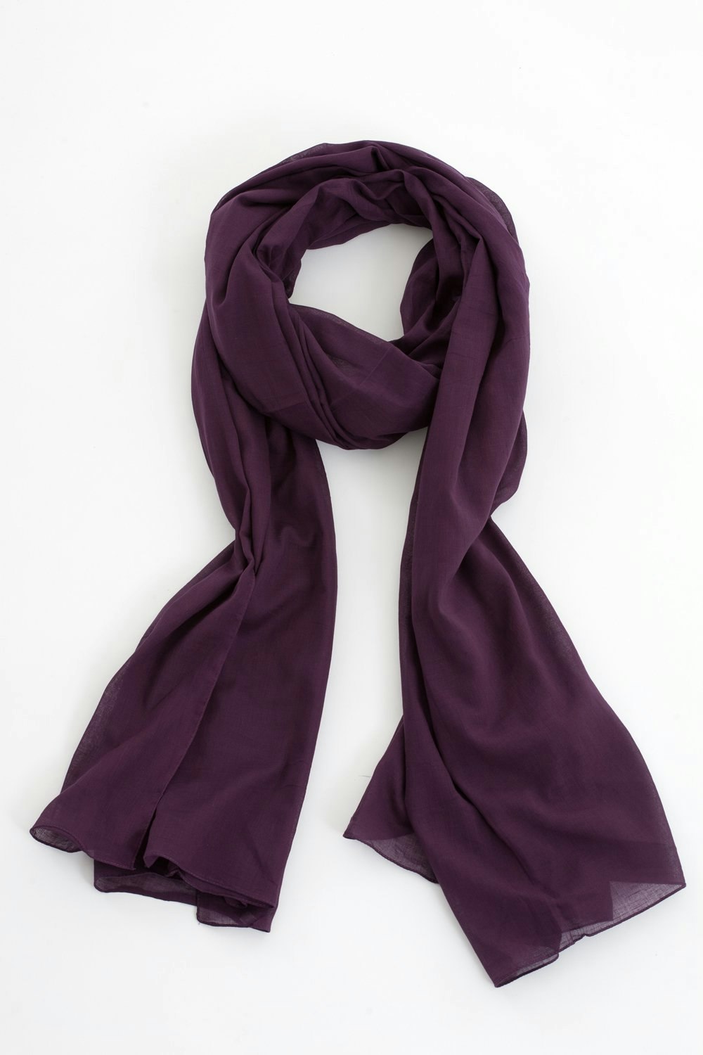 Jolly sarong/scarf eggplant