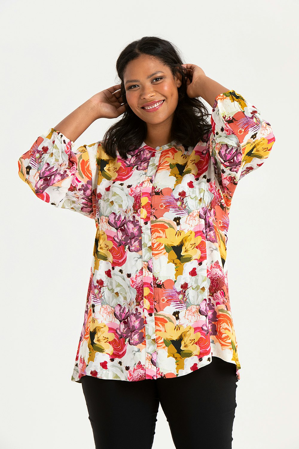 Liv blouse Garden yellow