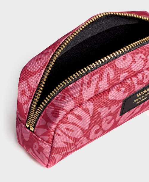 Groovy makeup bag S röd/rosa