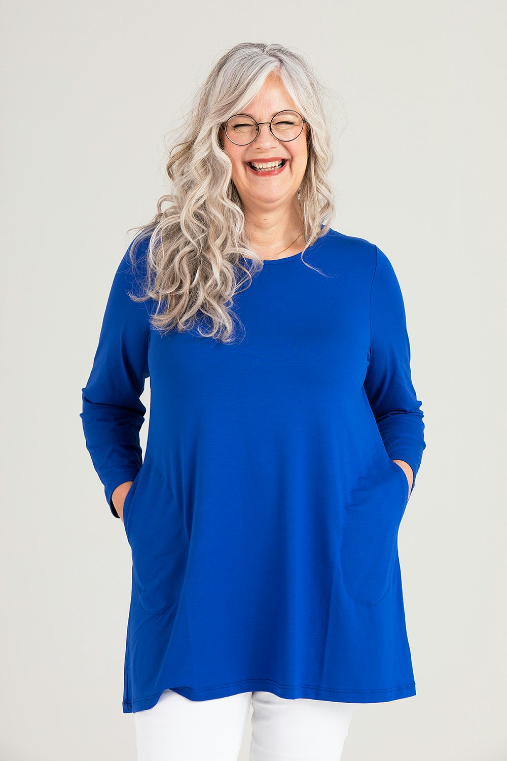 Arimi tunic bright blue