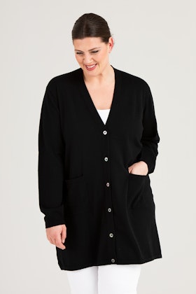 Vallmo cardigan black