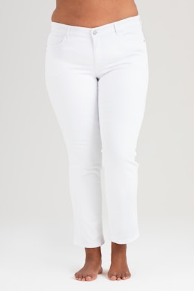 Power jeans straight white
