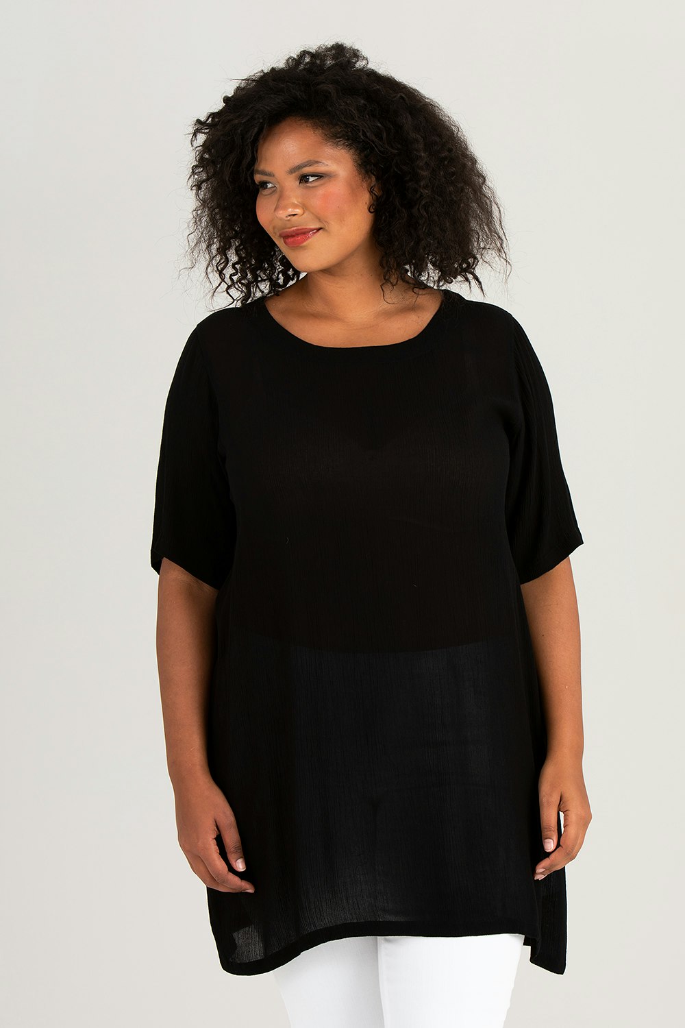 Tone tunic black