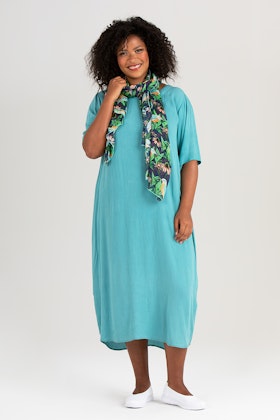 Isa dress turquoise