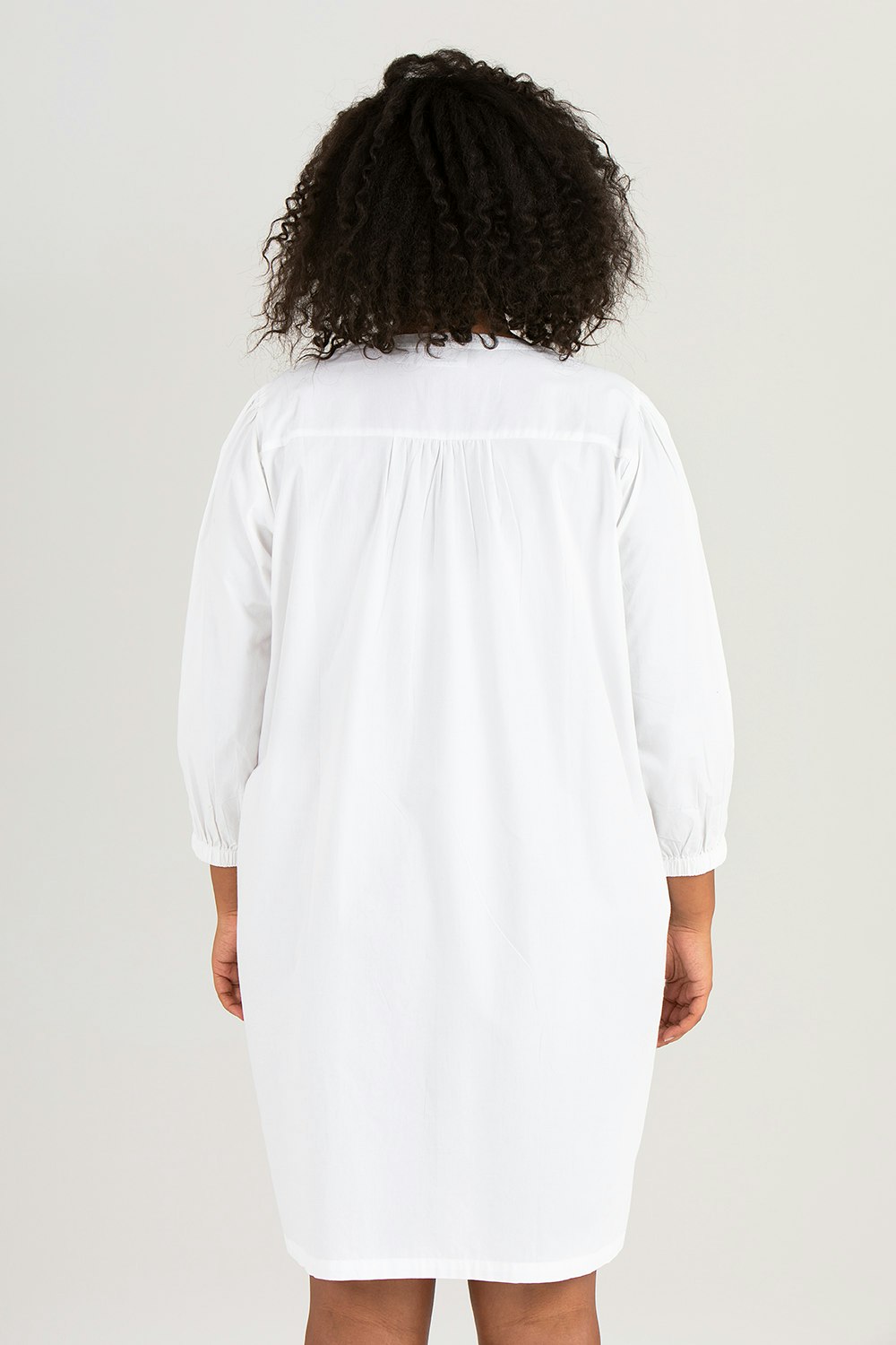 Silje klänning/skjorta vit