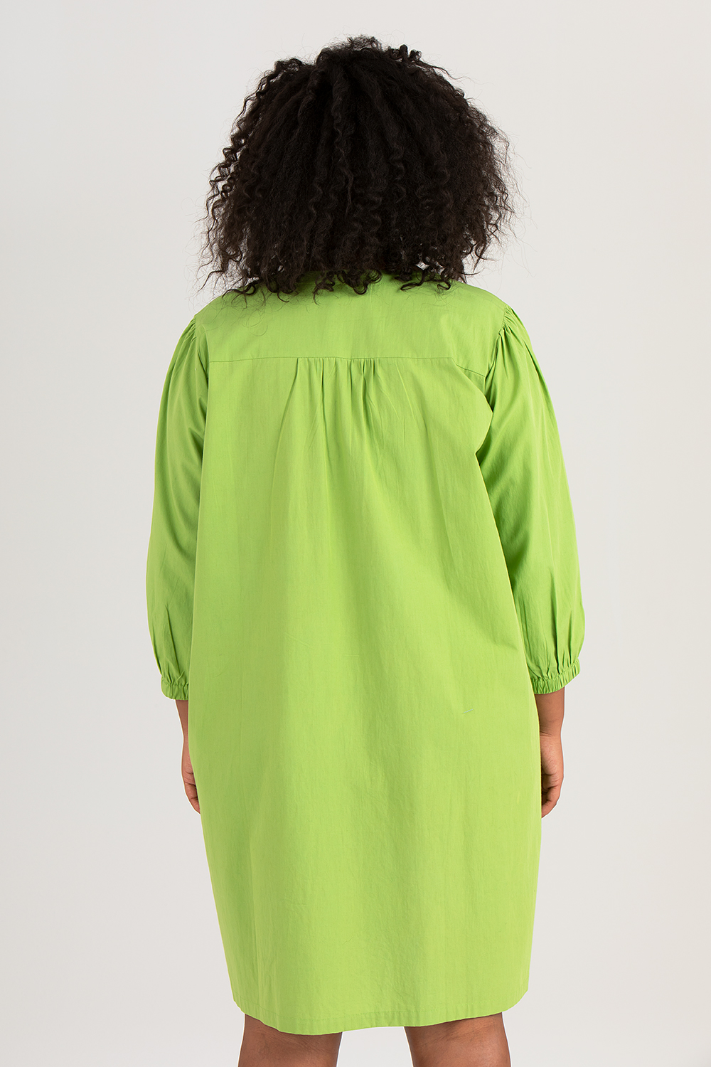 Silje klänning/skjorta grön