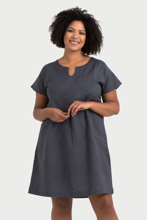 Signe dress dark gray