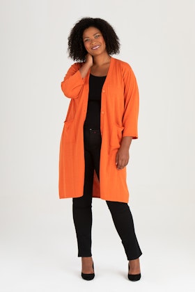 Sissel cardigan orange