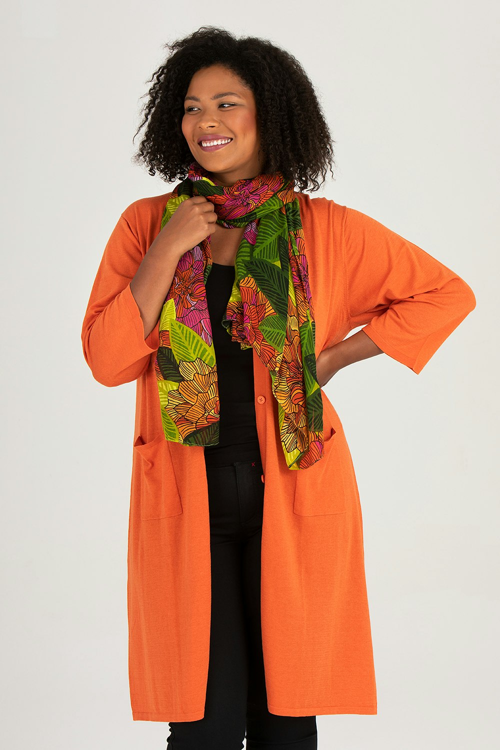 Sissel cardigan orange