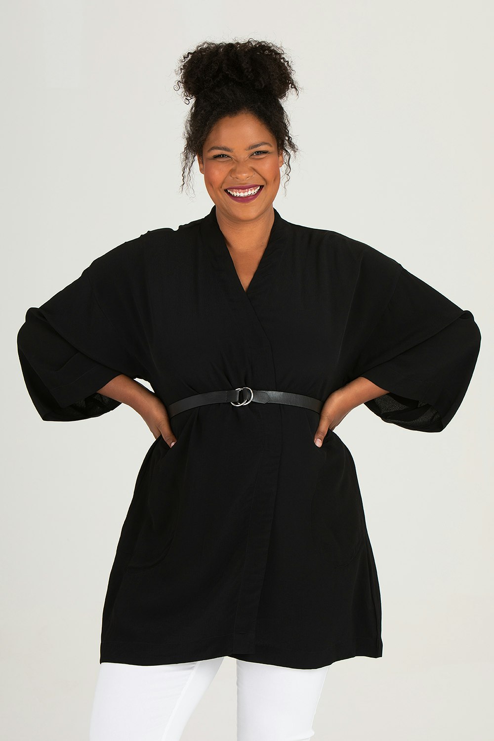 Malin kimono black