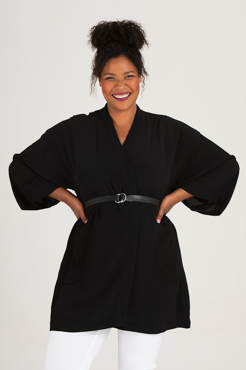 Malin kimono svart