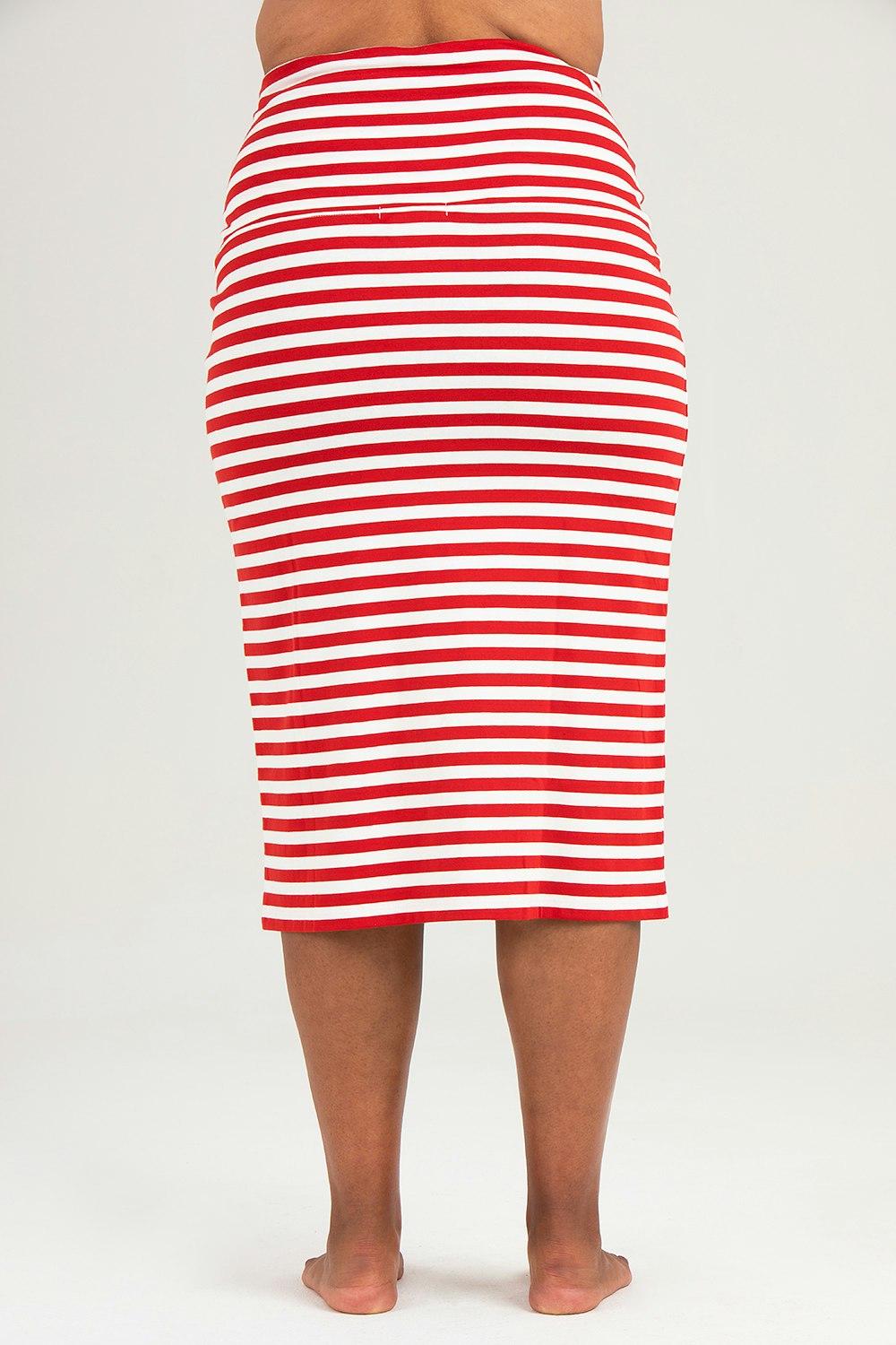 Bim skirt striped red/white