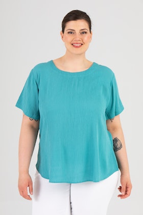 Look top turquoise
