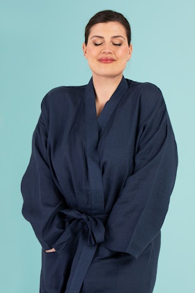 Spa kimono dark blue